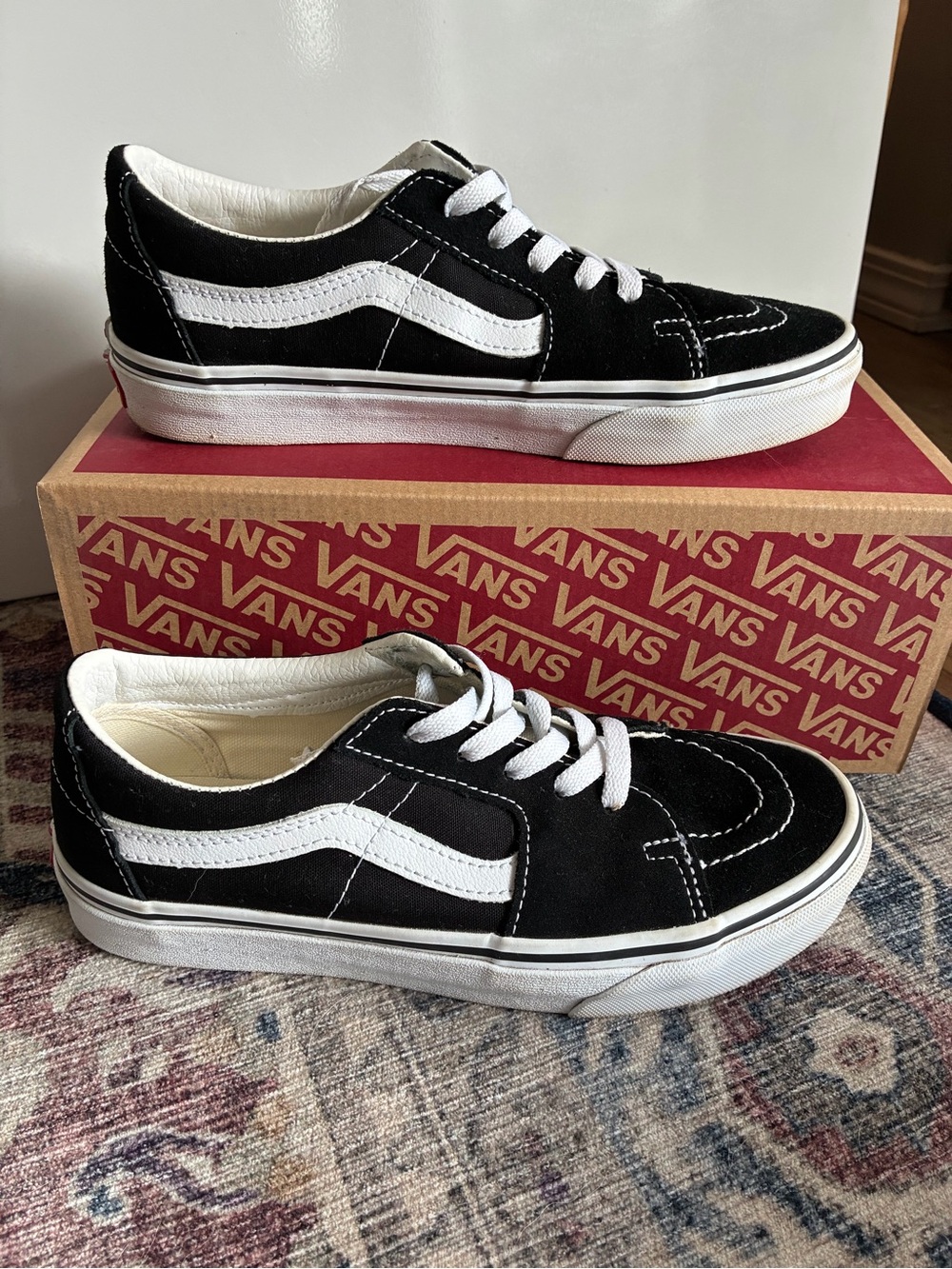 Vans Black and White Old Skool Sneakers